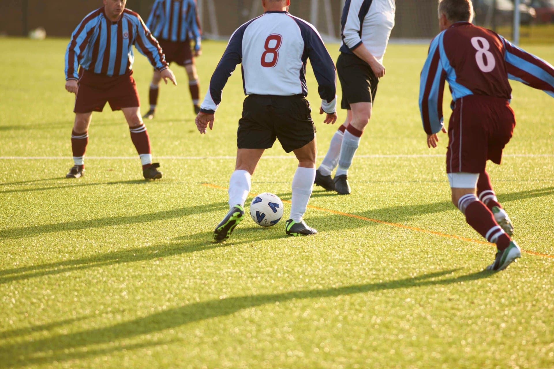 A club sports field in use
